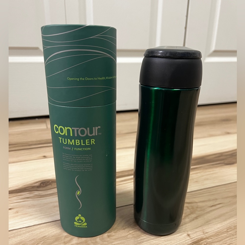 Teavana 16 oz Contour Tumbler Dark Green